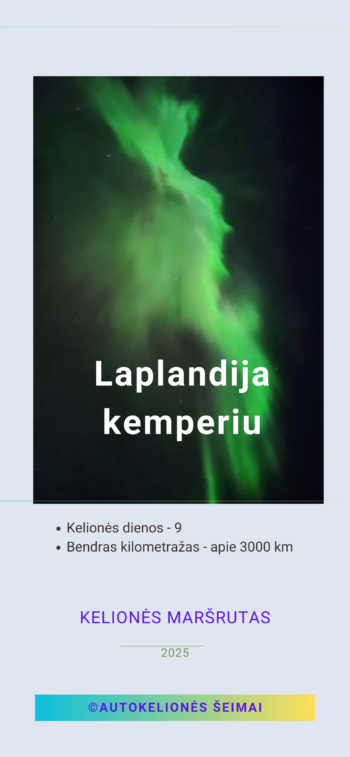 Kelionė į Laplandiją su šeima