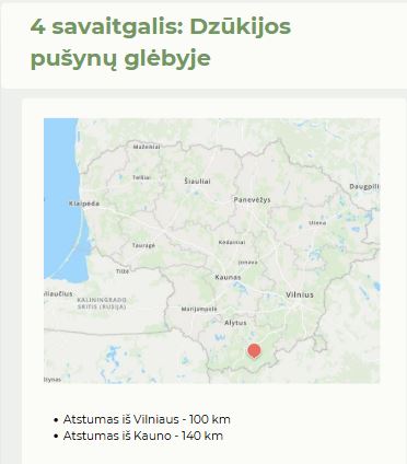 4 savaitgaliai gamtoje