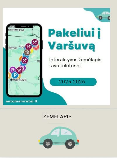 pakeliui demo 1 SUSTOJIMAI KELYJE Į VARŠUVĄ