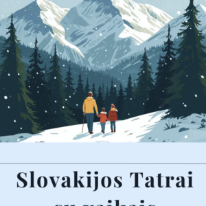 Tatrai su vaikais žiemą