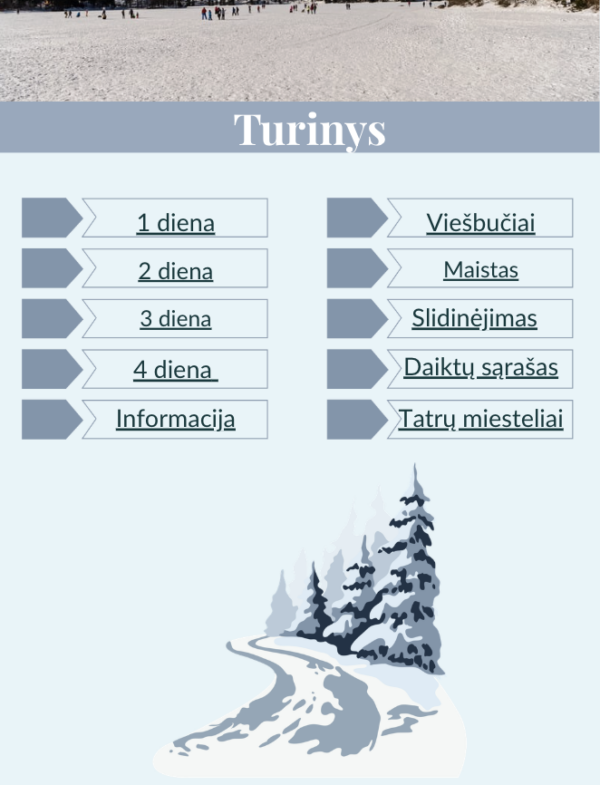 Tatrai su vaikais žiemą