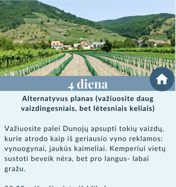 Kemperiu su šeima iki Austrijos