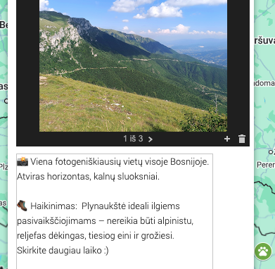 🗺️ Bosnija ir Hercegovina (+ Serbija)-interaktyvus žemėlapis