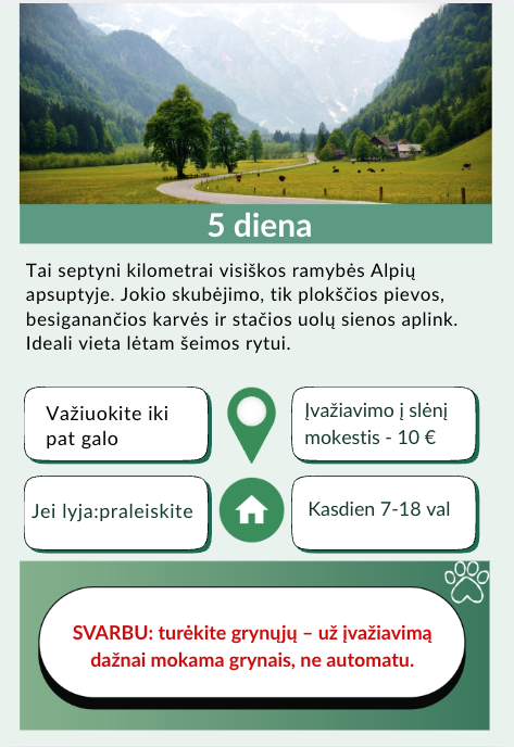 Slovėnija ir Kroatijos pajūris šeimai