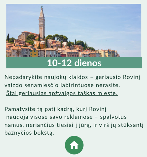 Slovėnija ir Kroatijos pajūris šeimai