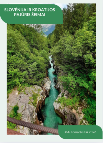 Slovėnija ir Kroatijos pajūris šeimai