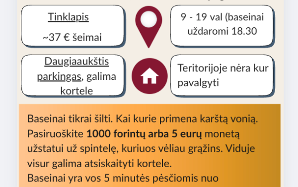 Velykinės atostogos Vengrijoje