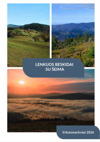 Lenkijos Beskidai su šeima (ir šuniu)