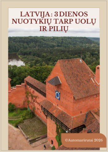 LATVIJA : 3 dienos nuotykių tarp uolų ir pilių