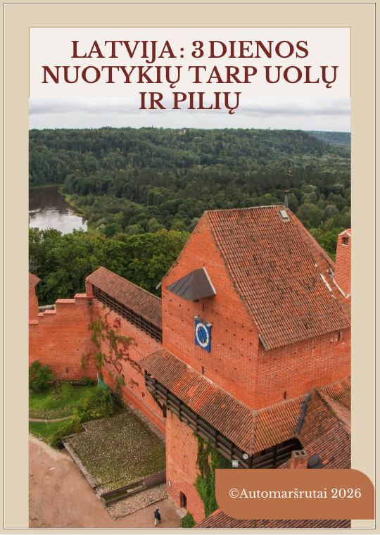 LATVIJA : 3 dienos nuotykių tarp uolų ir pilių
